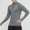 Gray, variant on Free Shipping Moisture Wicking Shirts for Men Long Sleeve - Quater Zip/Crew Neck UPF 50 + Skin Shirt Outdoor Athletic Active Wear 2025