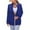 Blue, variant on Sequin Jackets for Women Long Sleeve Open Front Suit Jacket Rhinestone Button Down Coat Workwear Partywear, , Size M