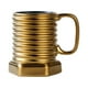 thumbnail image 2 of Tazas de café Taza de cerámica Taza de desayuno con forma de tornillo Colección Agua Té Oro, 2 of 9