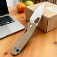thumbnail image 2 of Home & Daily EDC Folding Utility Knife 8Cr13MoV Stainless Steel Light Cutting Blade G10 Handle Portable Fruit Peeling Tool, 2 of 6