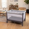 thumbnail image 3 of Baby Trend Comet Quick-Fold Playard with Full-Size Hanging Bassinet and Travel Bag, Desert Grey, 3 of 12