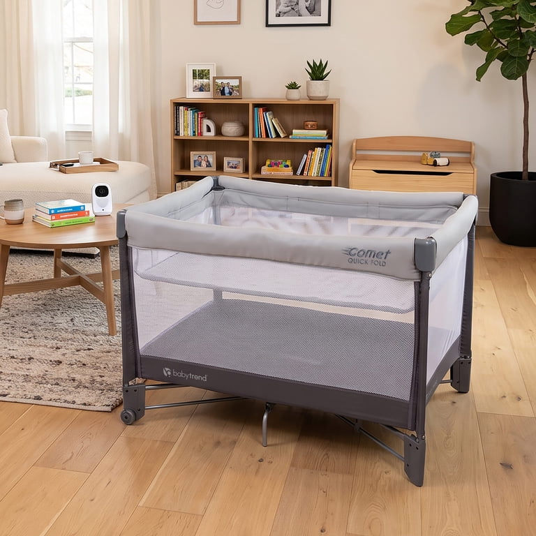 Baby Trend Comet Quick-Fold Playard with Hanging Bassinet