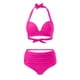thumbnail image 3 of Gibobby Conjunto de Bañador Sexy 2023 nuevo traje de baño dividido moda mujer Sexy Gather Chest Bikini(Rosa caliente,M), 3 of 5