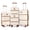 C-White Tan, variant on Gowill 4 Piece Luggage Set 27/23/19/14 inch Hardshell Lightweight Carry-on and Checked Suitcase with Spinner Wheels.White Tan