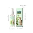 thumbnail image 3 of Votnto 50ml Feline Bliss Catnip Spray, Natural Herbal Formula to Soothe Anxiety & Boost Playful Activity, Long-Lasting Cat Attractant for Toys & Scratching Posts, 3 of 7