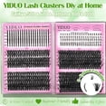 thumbnail image 4 of Kit Lash Clusters YIDUO 1686 piezas con adhesivo y sello para pestañas postizas, 4 of 9
