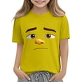 thumbnail image 7 of Piuwrlz 5 T Boys Short T-Shirts Sleeve Toddler Funny Graphic Shirts Tops Boy Funny Graphic Shirts Pullover T Shirts Yellow Size 5 Years, 7 of 7