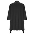 thumbnail image 5 of Guieoi Womens Tops Plus Size Women's Casual 3/4 Sleeve Cardigan Soft Open Front Cardigans Black Black*Friday/Cyber*Monday Clearance, 5 of 9