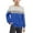 Blue, variant on Boys Pullover Sweatshirts, Crew Neck Color Blocking Casual Fall Long Sleeve Tops Blue Size 14