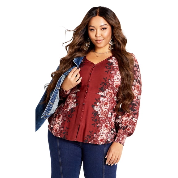 Avenue Women's Plus Size Bella Blouse