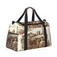 thumbnail image 2 of Disketp Train Bolsa de Viaje Tipo Duffle, Bolso de Mano para Fin de Semana para Mujer, Bolsa de Gimnasio Ligera para Hombre, Esencial para Viajes, 2 of 7