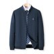 thumbnail image 4 of Chaqueta de negocios delgada para hombre, chaqueta de béisbol de manga larga fina para otoño, chaqueta de ciclismo a prueba de viento, chaqueta informal con cremallera sólida 2024, 4 of 4