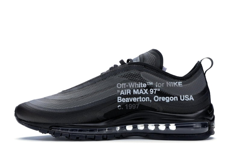 Nike Men's Air Max 97 Off-White Black Running Shoes, from StockX