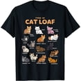 thumbnail image 2 of 100% Cotton Types of Cat Loaf Cute Kitten Kawaii Cats, Cat Lover T-Shirt, 2 of 5