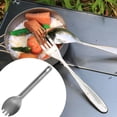thumbnail image 1 of Xingzhi Titanium Camping Travel Outdoor Picnic Tableware Ultralight Portable Spork, 1 of 9