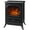 Black, variant on Resenkos Fireplace Stove, Electric Fireplace Heater with Realistic LED Flames and Logs, White