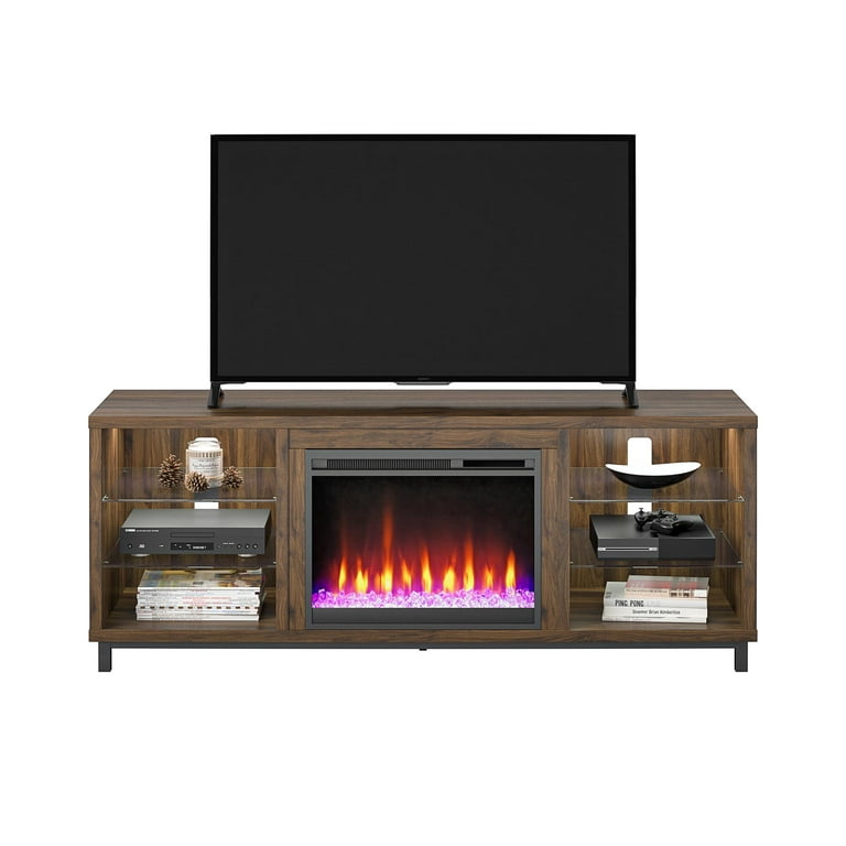 Ameriwood Home Lumina – Mueble de chimenea para televisor. : Todo lo demás  