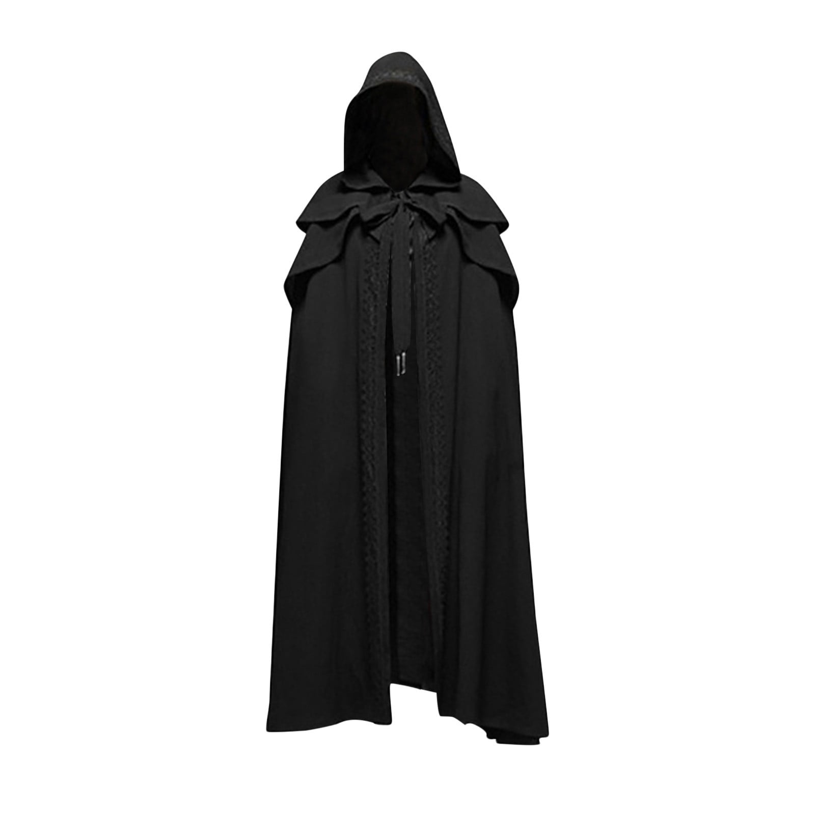 IDALL Cloak Hoodie Cloak with Hood Party Medieval Multicolor Cape