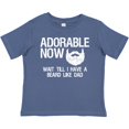 thumbnail image 3 of Inktastic Adorable Now...wait Till I Have a Beard Like Dad in White Boys Baby T-Shirt, 3 of 5