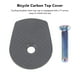 thumbnail image 3 of Tapa superior del vástago de los auriculares para ciclismo resistente a daños fácil de quitar no se cae tapa superior del vástago de carbono resistente al desgaste ANGGREK Otros, 3 of 8
