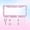 Pink, variant on Single-Piece Square-Hole License Plate Frame with Sparkling Cute Rhinestone Accents, Plastic Material, Unisex, Purple.