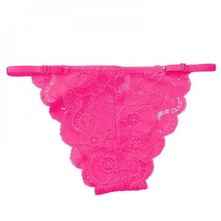 

Promotion!!!Women Adjustable Seamless Panties Female Lace Solid Color Thong Briefs G-String Cozy Lingerie Panty P1