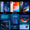 thumbnail image 4 of Tableta PA15 original de 10 pulgadas, versión global, 128 GB/512 GB de ROM, Android 12, Google Play, batería de 8000 mAh, WIFI, 2023, 4 of 5