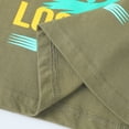 thumbnail image 5 of HILEELANG Little Boy Short Sleeve Tees Summer Olive Green Light Blue Shark T-Shirts Cotton Tops Shirts 3 Packs Size 7, 5 of 5