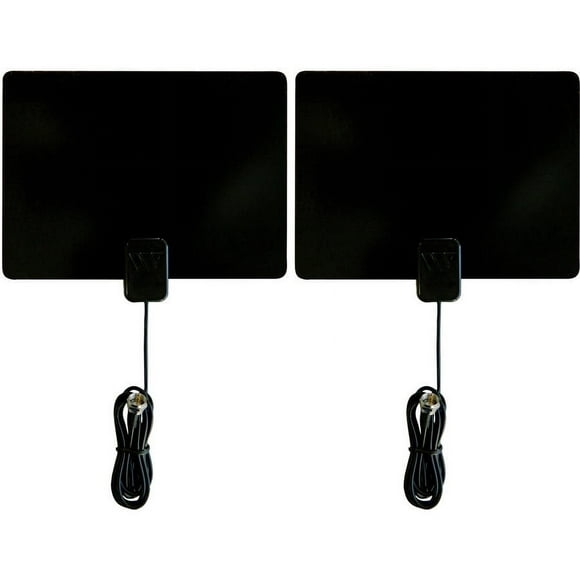 Winegard FL-1000 Flatwave Non-Amplified Ultra-Thin Indoor HD Antenna, Pack of 2