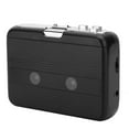 Portable Tape Player Bluetooth Cassette Player FM Radio with AutoReverse Function(Noire