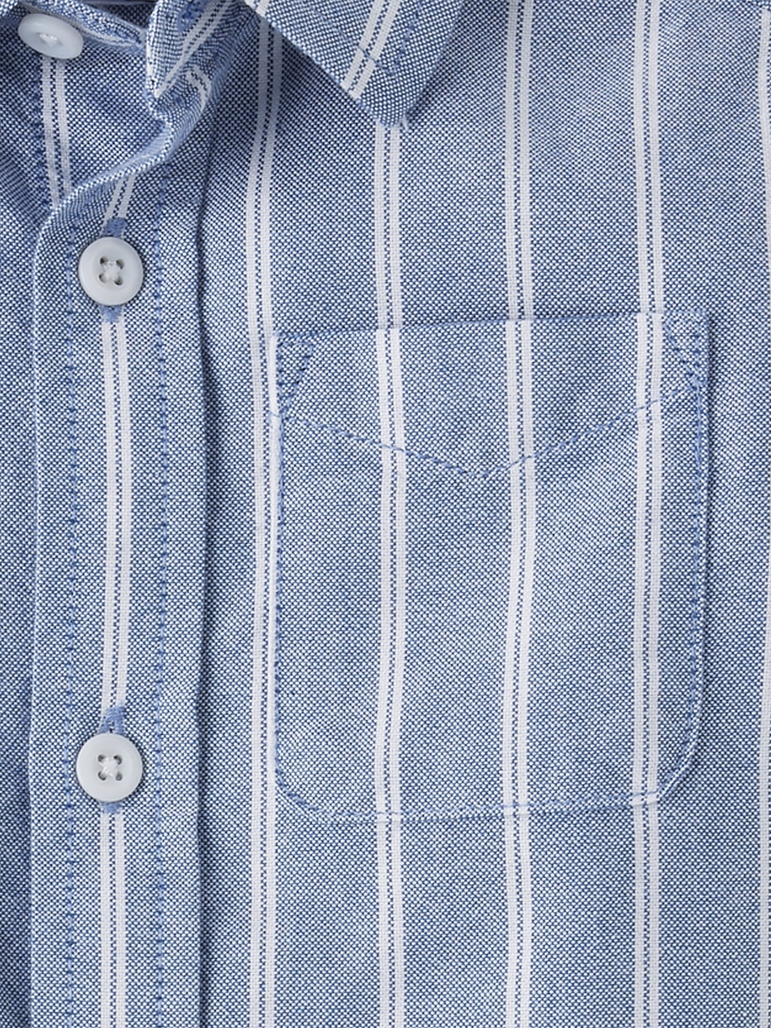 The Children's Place Baby & Toddler Boys Long Sleeve Oxford Button Up Shirt, Sizes 6M-5T