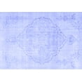 thumbnail image 1 of Ahgly Company Machine Washable Indoor Rectangle Persian Blue Traditional Area Rugs, 3' x 5', 1 of 4