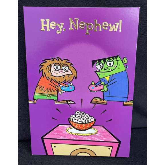 Happy Halloween Nephew Greeting Card w/Envelope
