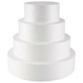 thumbnail image 1 of 4 Pack Foam Cake Dummy for Decorating and Wedding Display,Sculpture, 1 of 5