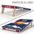 thumbnail image 3 of YouTheFan State of Colorado 2' x 4' cornhole Game, 3 of 6