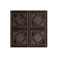 thumbnail image 2 of Fasade Easy Installation Traditional 4 Smoked Pewter Glue Up Ceiling Tile/ Ceiling Panel (12" X 12" Sample), 2 of 3