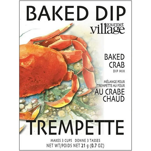 Gourmet du Village Baked Crab Dip Mix, 0.7 oz. 2 Pack