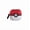single hull, variant on Poké Ball Style Silicone Case for AirPods Pro 2 3 4, Red White Dual Color Shockproof Cover