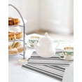 thumbnail image 4 of Grey Stripe Kitchen Dish Towels for Drying Dishes Set of 2, Farmhouse Minimalist Striped Waffle Weave Microfiber Hand Tea Bathroom Towels Quick Dry & Absorbent Towel 12x12, 4 of 7
