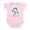 Petal Pink, variant on CafePress - Kid Art Parachute Infant Bodysuit - Baby Light Bodysuit, Size Newborn - 24 Months