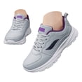 thumbnail image 3 of YLYL Women's Orthopedic Sneakers Lace up Lightweight Casual No Slip Walking Running Shoes, 3 of 7