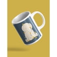 thumbnail image 3 of Image Conscious Elephant With Birds Mug - Jay Fleck Designs, 11 fl oz Ceramic Mug, 3 of 4