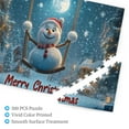 thumbnail image 3 of 500 PCS 500 piece puzzle for adults Snowman swings on the swing,Vibrant Design,Enjoy the puzzle solving process,Funny Snowman Wooden High difficulty puzzle 500 Piece,Gifts for Friends and Family, 3 of 6