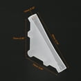 thumbnail image 2 of Uxcell 10Pack Corner Protectors 10x95mm Plastic Triangle Corner Guards Cushion, White, 2 of 6