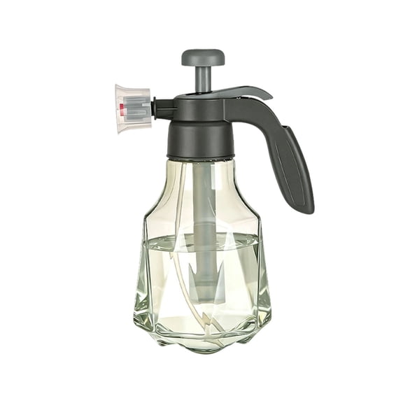 Hand Pressure Spray Bottle, Continuous Pump Foam Sprayer for Car Washing Pet Bathing, Reusable Water Mister with Locking Handle for Indoor Outdoor Gardening and Cleaning Work