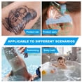 thumbnail image 5 of XIRQI 2026 New 3 Rolls Second Skin Tattoo Cover,Waterproof Tattoo Aftercare Bandage Breathable Tattoo Cover Up Patch Tape Tattoo Film 2",4",6" X 2.2 Yard Tattoo Supplies for Healing Wrap Swimming, 5 of 8
