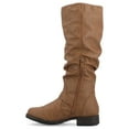 thumbnail image 3 of Journee Womens Stormy Stacked Heel Riding Boots, 3 of 10