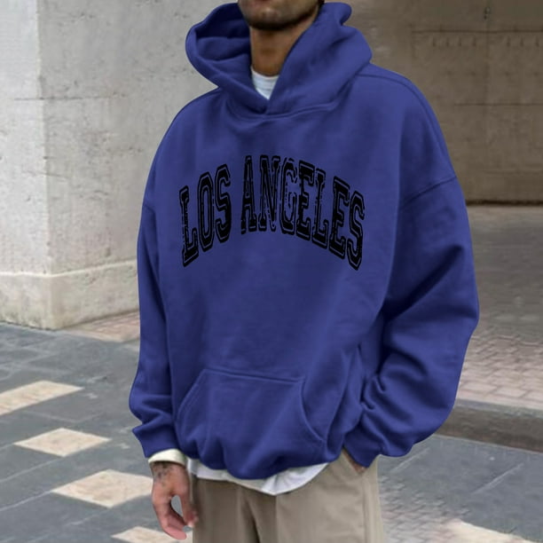 Sudadera con capucha para hombre, sudadera con capucha con letras estampadas, jersey de manga larga, sudadera con capucha, blusa para hombre