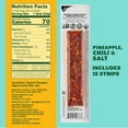 thumbnail image 3 of SOLELY Organic Spicy Pineapple Chili and Salt Fruit Jerky, 12 Individually Wrapped Strips, Made from Dried Fruit, Healthy Snacks for All, 0.8oz (23g), 3 of 7