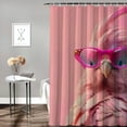thumbnail image 2 of Orinice Fashionable Bird Bathroom Decor Set Colorful Luxurious Graphic Print Polyester Fabric Shower Curtain Set with Hooks 36x72, 2 of 7